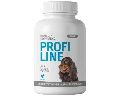 Вітаміни для собак ProVET Кальцій комплекс для кісток і зубів 100 табл. (4823082431649)