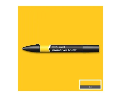 Маркер Winsor&Newton двосторонній Brushmarker, (Y156) Соняшник (884955043127)