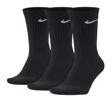 Шкарпетки Nike U NK V CUSH CREW - 3PR VALUE SX4508-001 34-38 3 пари Чорні (685068091308)