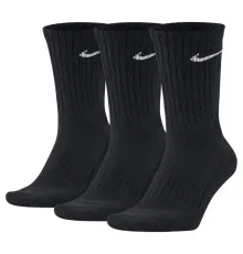 Шкарпетки Nike U NK V CUSH CREW - 3PR VALUE SX4508-001 34-38 3 пари Чорні (685068091308)