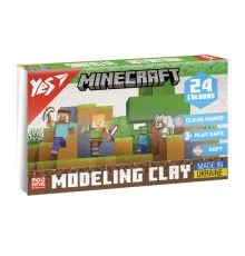 Пластилін Yes Minecraft 24 кольорів 480 г (540682)