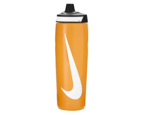 Пляшка для води Nike Refuel Bottle 24 OZ бежевий, чорний, білий 709 мл N.100.7666.704.24 (887791745422)