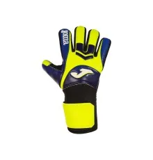 Вратарские перчатки Joma Hunter JR 400909.417 салатово-синій Уні 4 (8445757553904)