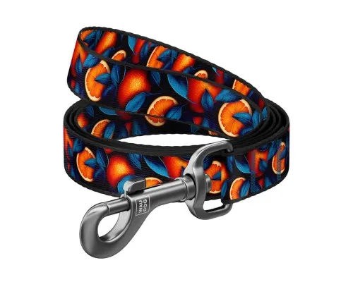 Повідець для собак WAUDOG Nylon "Апельсини" M (341-4054)