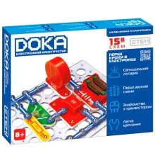 Конструктор DOKA электронный Первые шаги в электронике (Набор В, 15 схем) (D70710)