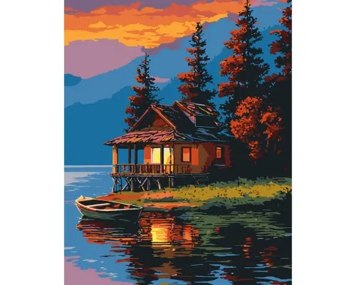 Картина по номерам Santi Вечернее озеро, 40*50 см (954852)