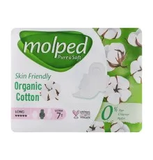 Гигиенические прокладки Molped Pure&Soft Long 5 капель 7 шт. (8690536842216)