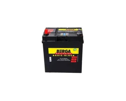 Акумулятор автомобільний Berga Basicblock 45Ah ASIA (+/-) ТК (330EN) (5451570337902)