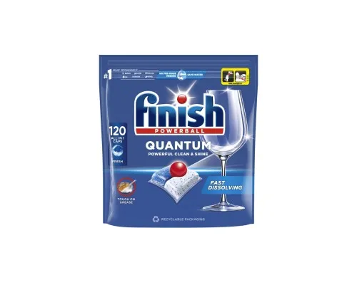 Таблетки для посудомийних машин Finish Quantum All in 1 120 шт. (5908252012114)