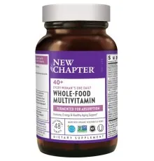 Мультивитамин New Chapter Ежедневные Мультивитамины для Женщин 40+, Every Woman's, 48 (NCR-00366)
