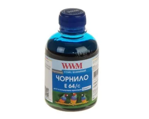 Чорнило WWM EPSON L110/L210/L355 Cyan (E64/C)