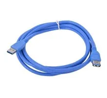 Дата кабель подовжувач USB3.0 AM/AF Cablexpert (CCP-USB3-AMAF-6)