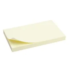 Бумага для заметок Axent with adhesive layer 75x125мм, 100sheets.,pastel yellow (2316-01-А)