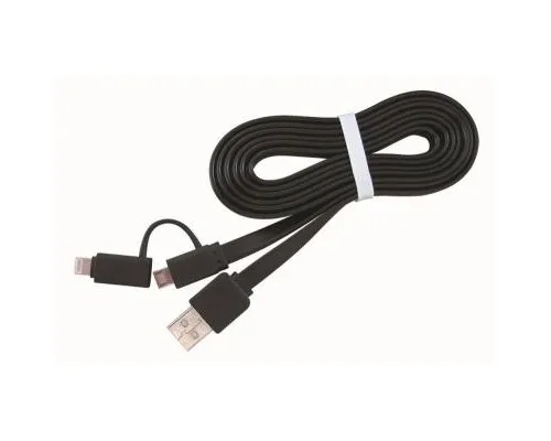 Дата кабель USB 2.0 AM to Lightning + Micro 5P 1.0m Cablexpert (CC-USB2-AMLM2-1M)