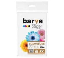 Фотопапір Barva 10x15, 255 g/m2, PROFI, 20арк, supergloss (R255-221)