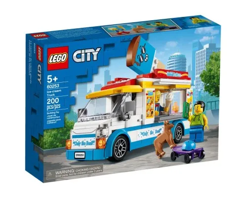 Конструктор LEGO City Great Vehicles Фургон із морозивом 200 деталей (60253)