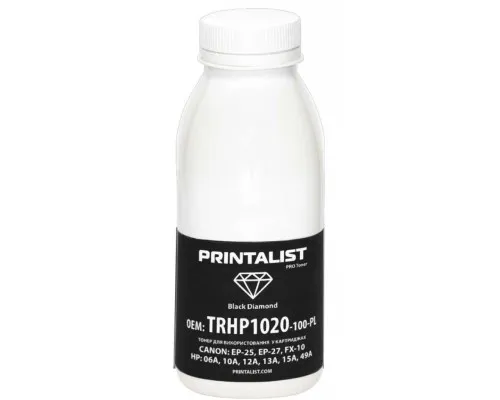 Тонер HP LJ 1010/1020/1022 , 100г Black Printalist (TRHP1020-100-PL)