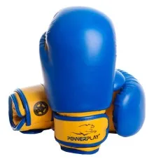 Боксерські рукавички PowerPlay 3004 JR 8oz Blue/Yellow (PP_3004JR_8oz_Blue/Yellow)