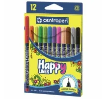 Лайнер Centropen набір Happy Liners 0.3 мм 12 шт 12 кольорів (2521)