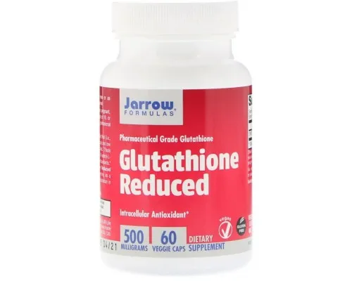 Вітамін Jarrow Formulas Глутатіон відновлений, 500 мг, Glutathione Reduced, 60 вегет (JRW-15039)