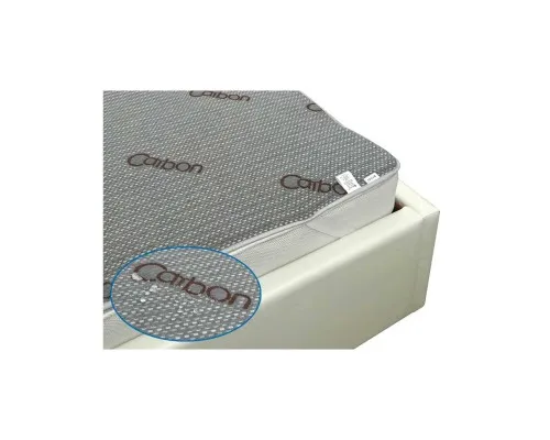 Наматрацник Руно Водонепроникний на гумці Carbon 160х200 см (827Carbon)