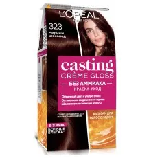 Краска для волос L'Oreal Paris Casting Creme Gloss 323 - Черный шоколад 120 мл (3600521366738)
