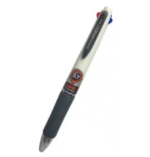 Ручка шариковая Baoke Ручка кулькова автоматична 0.7 мм, 3-колірна з грипом Agile (PEN-BAO-B50)