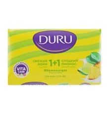 Твердое мыло Duru Свежий лайм и сладкий ананас 80 г (8690506497330)