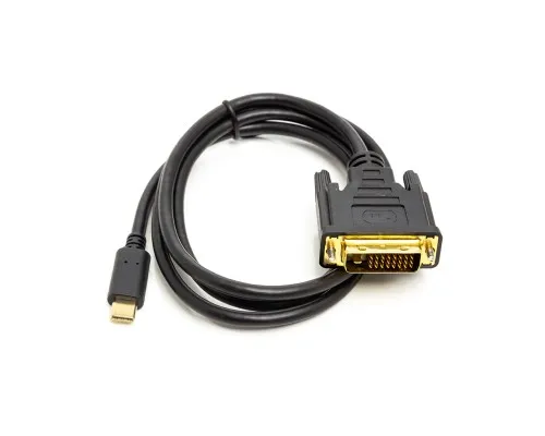 Переходник USB Type-C 3.1 to DVI (24+1) (M) 1.0m PowerPlant (CA912124)