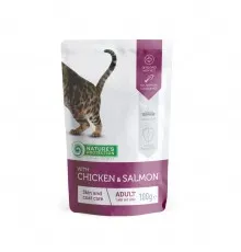 Влажный корм для кошек Nature's Protection Skin & Сoat care with Chicken and Salmon 100 г (KIK45192)