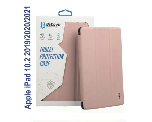 Чехол для планшета BeCover Soft Edge Pencil mount Apple iPad 10.2 2019/2020/2021 Pink (706815)