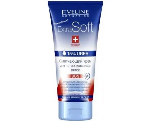 Крем для ніг Eveline Cosmetics Extra Soft Помякшуючий для потрісканих пят 100 мл (5907609363022)