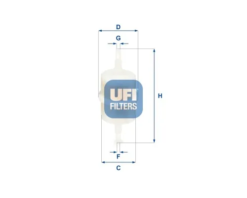 Фильтр топливный UFI 31.012.00