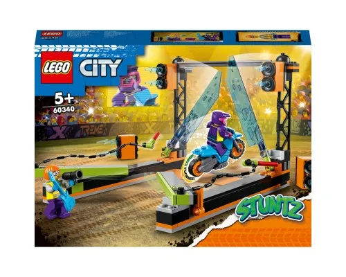 Конструктор LEGO City Stuntz Каскадерская задача «Клинок» 154 детали (60340)