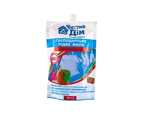 Гель для прання Чистий Дім Господарське рідке мило 500 мл (4820091144706)