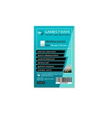 Протектор для карт Games7Days 59 х 92 мм, Euro, 50 шт (PREMIUM) (GSD-025992)