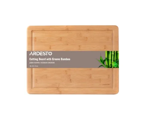 Дошка для нарізання Ardesto Midori Gutter 40 x 30 см (AR1440BG)