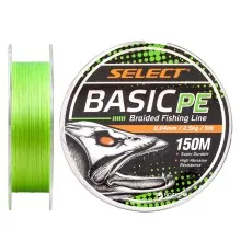 Шнур Select Basic PE 150m Light Green 0.04mm 5lb/2.5kg (1870.19.50)