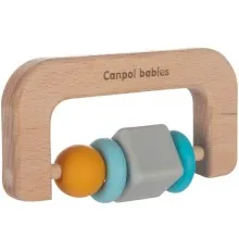 Прорізувач Canpol babies дерев'яно-силіконова Різнобарвна (80/301)