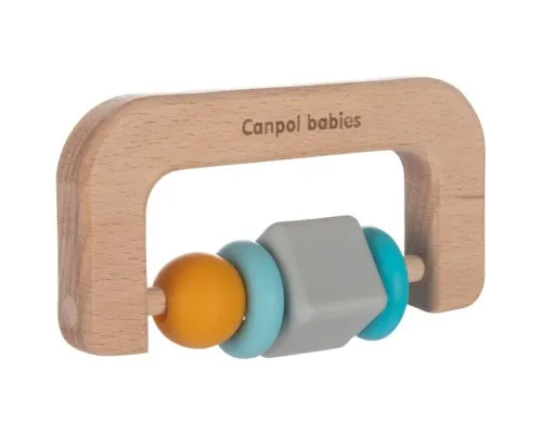Прорізувач Canpol babies дерев'яно-силіконова Різнобарвна (80/301)
