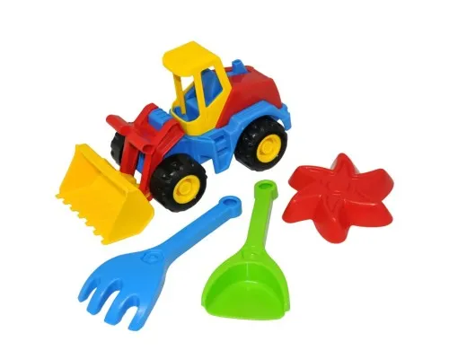 Іграшка для піску Tigres Бульдозер Tech Truck з набором для піску (39932)