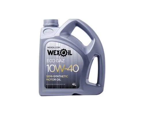 Моторное масло WEXOIL Eco gaz 10w40 4л (WEXOIL_62583)