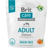 Сухий корм для собак Brit Care Dog Grain-free Adult для малих і середніх порід з лососем 1 кг (8595602558858)