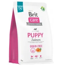 Сухой корм для собак Brit Care Dog Grain-free Puppy беззерновой с лососем 3 кг (8595602558810)