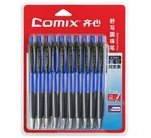 Ручка кулькова Comix набір автоматичних 0,7 мм синя 20 шт (PEN-COM-K1041-96)