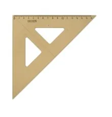 Линейка Koh-i-Noor Треугольник 45/177, дымчатый (744151)