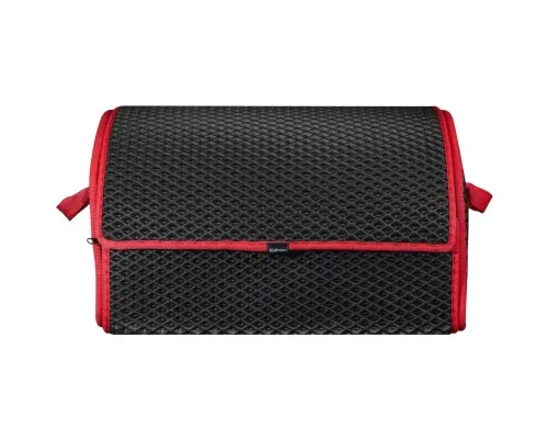 Сумка-органайзер EVAtech M-PRO 32x50x30 см. Ромб чорний з червоним кантом (BS13642OM3RBR)