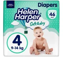 Підгузки Helen Harper Soft&Dry New Maxi Розмір 4 (9-14 кг) 46 шт (2316775)