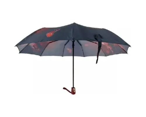Зонт Grunhelm полуавтоматическая женская (лилии снизу) UAO-1005RH-18GW (121824)