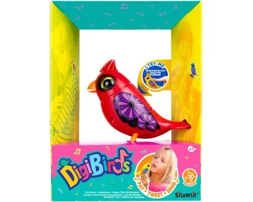 Интерактивная игрушка DigiBirds птичка – Красный кардинал (88603)